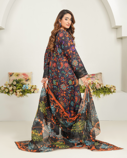 Midnight Garden 3 pcs Print Suit
